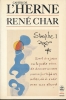 Cahier de L'Herne. René Char. COLLECTIF 
