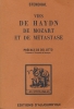 Vies de Haydn, de Mozart et de Métastase. STENDHAL
