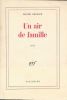 Un air de famille. GRENIER Roger 