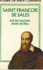 Saint François de Sales, ami des hommes, amant de Dieu. SAINT CHAMAS Roger de