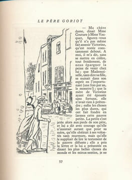 Le père Goriot . BALZAC Honoré de - GENTY Charles