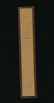 Le père Goriot . BALZAC Honoré de - GENTY Charles