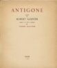 Antigone. MAULNIER Thierry - GARNIER Robert 