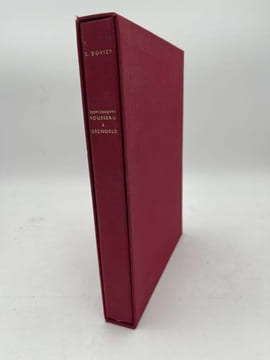 Journal du séjour à Grenoble de Jean-Jacques Rousseau. BOVIER Gaspard