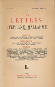 Les lettres. Stéphane Mallarmé 1842 - 1898