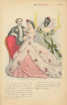 La mode pendant quarante ans de 1830 à 1870 . COLAS Louis