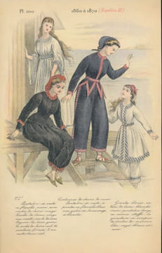 La mode pendant quarante ans de 1830 à 1870 . COLAS Louis