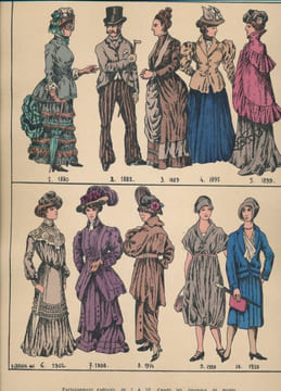 Histoire du costume civil en France de 80 avant J.C à 1930 après J.C . CARLIER Alfred