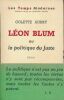 Léon Blum ou la politique du Juste. AUDRY Colette