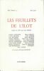 Les feuillets de l'Ilot fondés en 1937 par Jean Digot . COLLECTIF