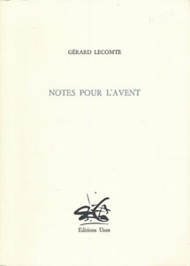 Notes pour l'avent