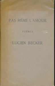 Pas même l'amour