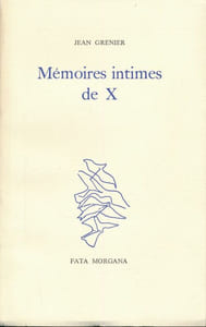 Mémoires intimes de X
