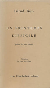 Un printemps difficile