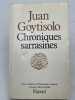 Chroniques sarrasines. GOYTISOLO Juan