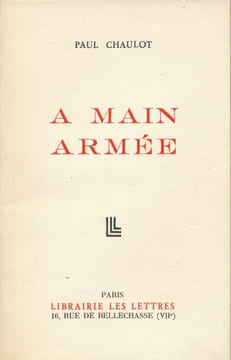 A main armée. CHAULOT Paul