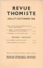Revue Thomiste. Juillet - Septembre 1968 . COLLECTIF 