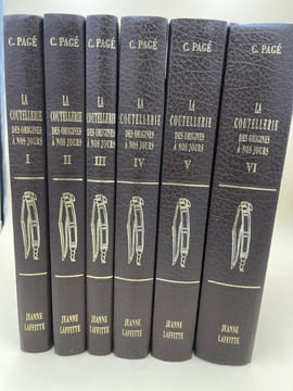La Coutellerie des origines à nos jours. PAGE Camille