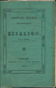 Simples récits historiques sur Espalion