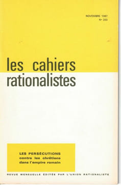 Les Cahiers Rationalistes . Rare réunion de 301 numéros . Collectif