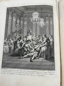 Les principales avantures de l'admirable Don Quichotte représentées en figures par Coypel, Picart le Romain, et autres habiles maîtres avec les explications des XXXI planches de cette magnifique collection tirées de l'original espagnol de Miguel de Cervantes