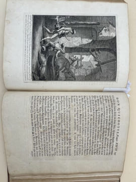 Les principales avantures de l'admirable Don Quichotte représentées en figures par Coypel, Picart le Romain, et autres habiles maîtres avec les ...