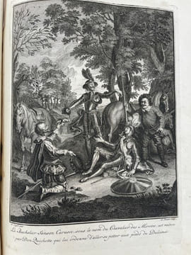 Les principales avantures de l'admirable Don Quichotte représentées en figures par Coypel, Picart le Romain, et autres habiles maîtres avec les ...