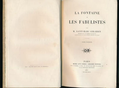 La Fontaine et les fabulistes