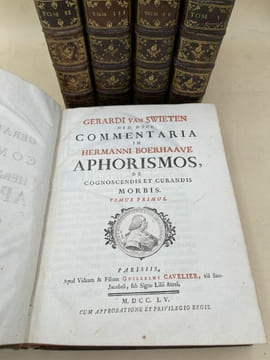 Commentaria in Hermanni Boerhaave Aphorismos, de cognoscendis et curandis morbis. BOERHAAVE Herman - SWIETEN Gerard van