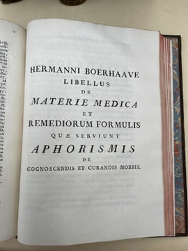 Commentaria in Hermanni Boerhaave Aphorismos, de cognoscendis et curandis morbis. BOERHAAVE Herman - SWIETEN Gerard van