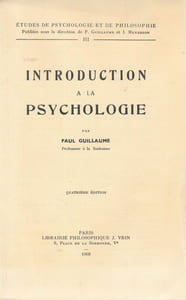 Introduction à la psychologie 
