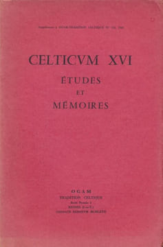 Cleticum. XVI. Etudes et mémoires. COLLECTIF