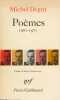 Poèmes 1960 - 1970. DEGUY Michel