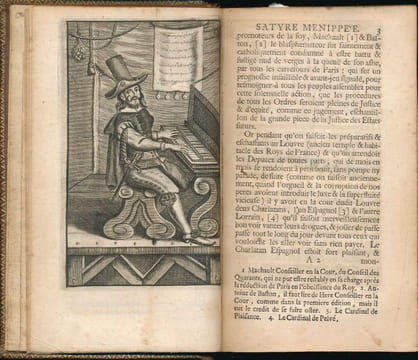 Satyre Menippée, de la vertu du Catholicon d'Espagne, et de la tenue des Etats de Paris. Nouvelles édition, imprimée sur celle de 1696. Corrigée & ...