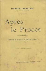 Après le procès. Réponse à quelques "intellectuels"