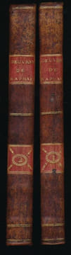 Oeuvres complètes d'Antoine Raphaél Mengs, premier peintre du Roi d'Espagne, contenant différents traités sur la théorie de la peinture. MENGS Antoine ...