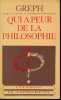 Qui a peur de la philosophie ?. G.R.E.P.H.