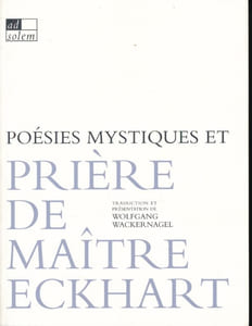 Poésies mystiques et prières de Maître Eckhart