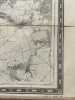 Carte entoilée des environs de Paris, en deux pans, est et ouest. Dépot de la Guerre - Officiers du Corps d'Etat Major 