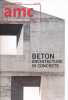 Amc. Béton Architecture in concrete. 33 Projets. COLLECTIF 