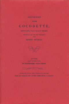 Souvenirs d'une Cocodette rédigés par elle même. FEYDEAU Ernest - Berthomme SAINT-ANDRE