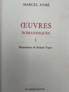 Oeuvres romanesques
