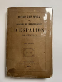 Lettres à mes neveux sur l'arrondissement d'Espalion. Tome I seul