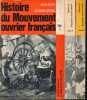Histoire du Mouvement ouvrier français. 3 volumes . BRON Jean 