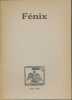 Fénix. Revue littéraire et artistique semestrielle. N°5. FENIX ] Odette de MARQUEZ - Frédéric Jacques TEMPLE