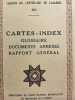 Cahiers du centenaire de l'Agérie Cahier n°12I. Cartes - Index. Glossaire, documents annexes, rapport général . MIRANTE Jean
