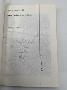 Ensemble de 39 numéros de la revue Resurrection avec intervention de Thierry Metz dont Le grainetier complet ici en Edition Orignale. METZ Thierry ] ...