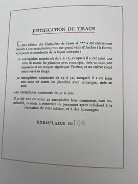 Les Confessions du Comte de ***. DUCLOS Charles - LEROY Maurice 