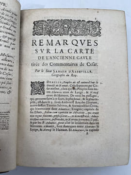 Les commentaires de César (traduction du Sieur Perrot d'Ablancourt). CESAR - PERROT D'ABLANCOURT