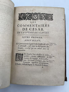 Les commentaires de César (traduction du Sieur Perrot d'Ablancourt)